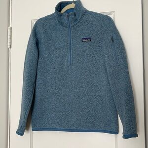Patagonia Sweater Half Zip XS Blue